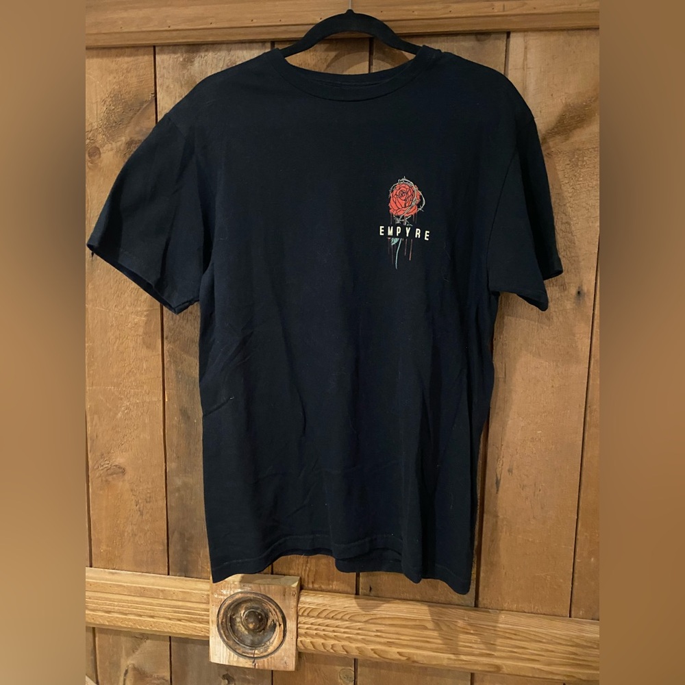 SOLD ELSEWHERE Empyre Graphic T-Shirt - 2 PACK - Black with a Rose